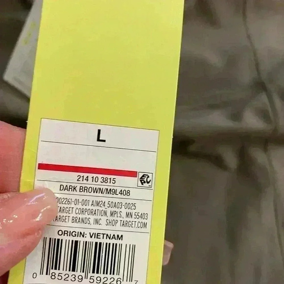 All in Motion Womens Athletic Bicycle Shorts Taupe Brown New  large - Picture 9 of 10